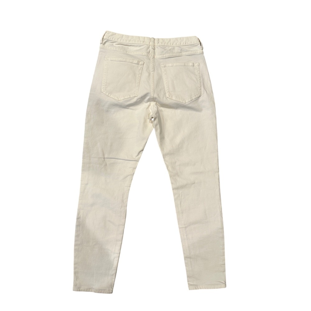 Everlane The High Rise Skinny Jean White Cream Women's Size 31 Regular - Picture 2 of 7